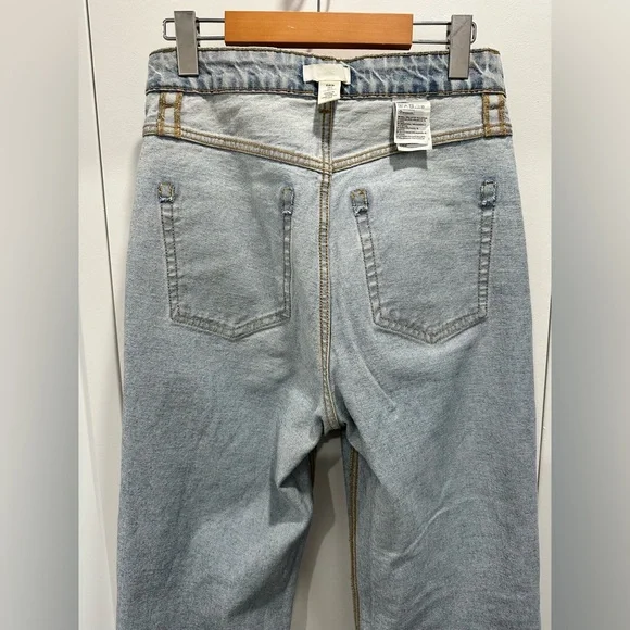 H&M High Rise Wide Leg Jeans - Picture 15 of 16